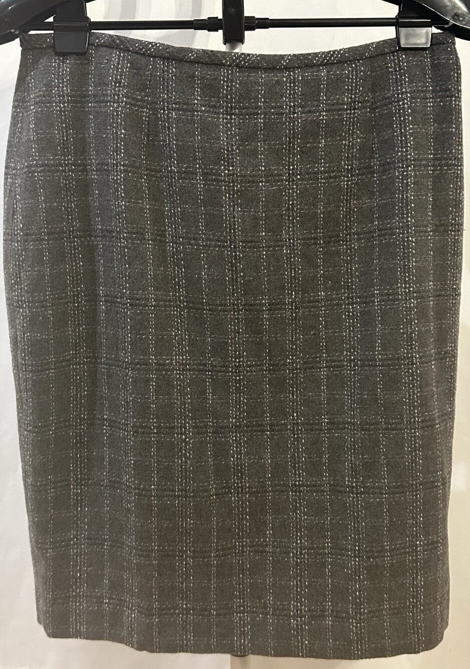 NWT Calvin Klein Gray Textured Pencil Skirt size 10